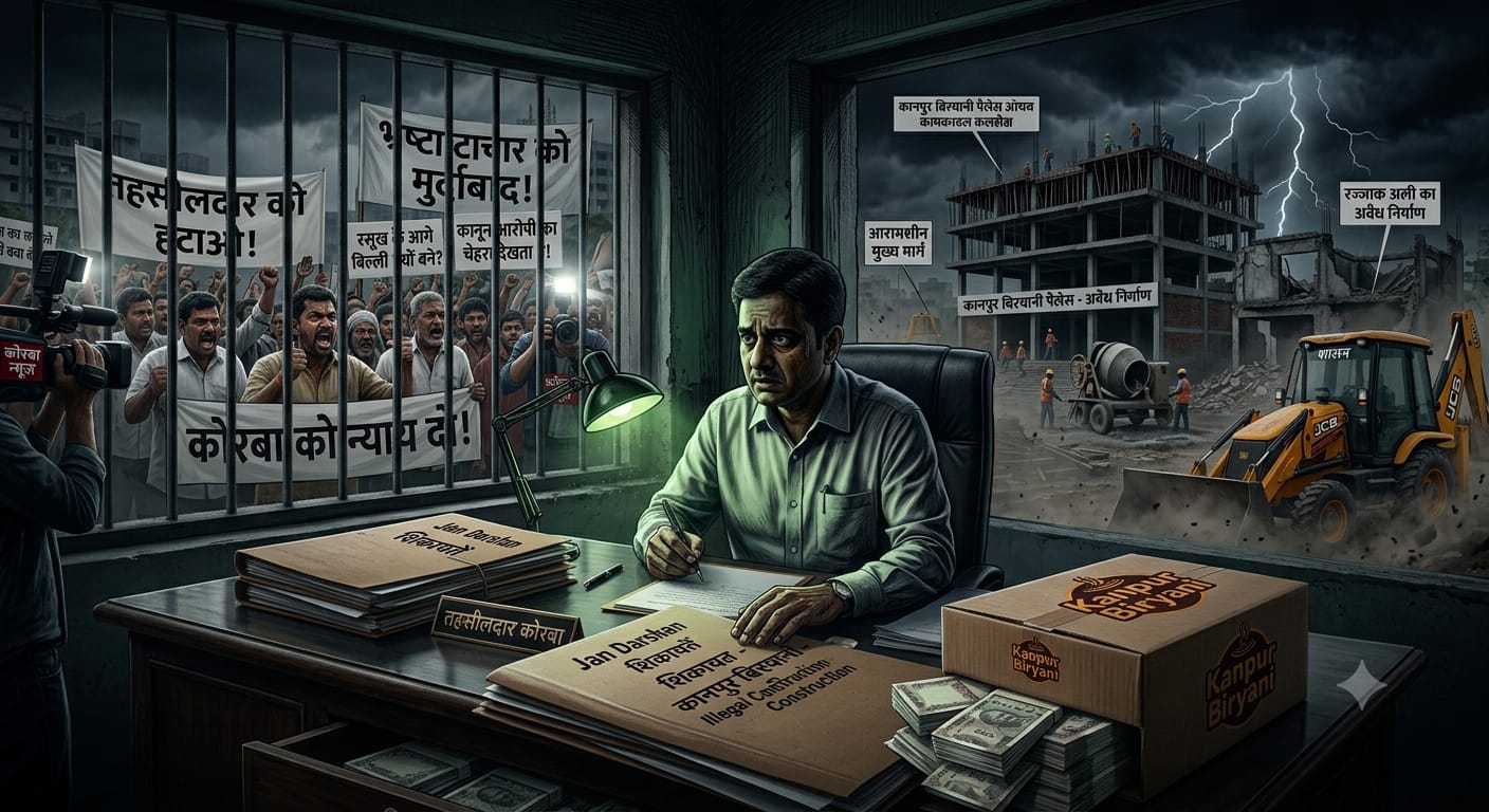 Korba News : कोरबा अवैध कब्जा विवाद: कलेक्टर के आदेश के बाद भी फाइल अटकी, तहसीलदार और SDM पर उठे गंभीर सवाल