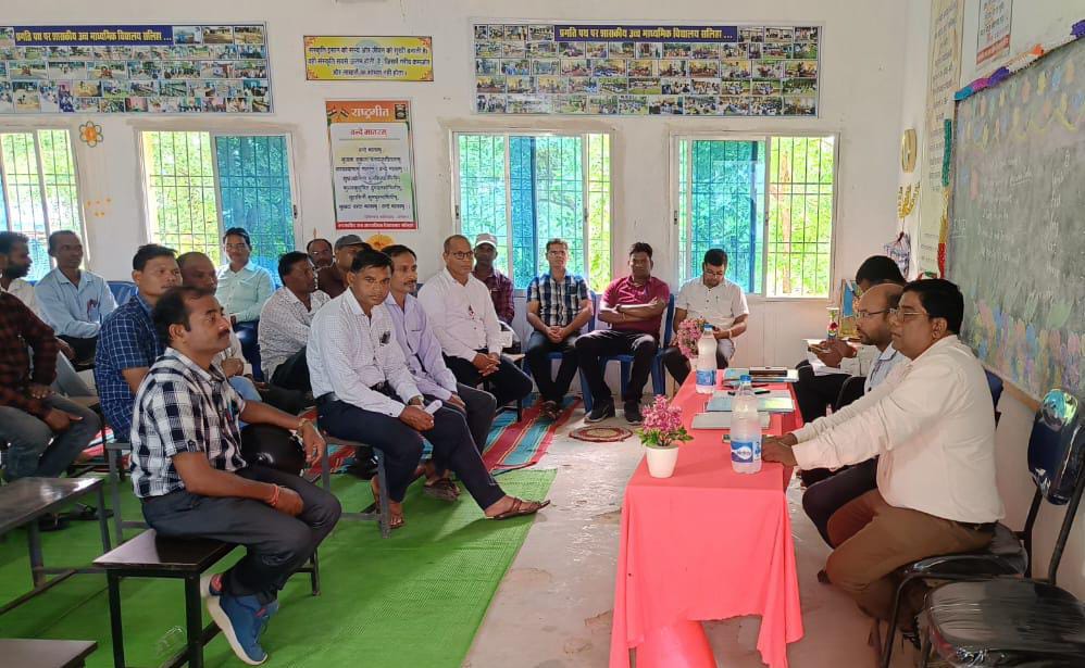 Bilaigarh news : संकुल केंद्र सलिहा एवं दीपापारा सलिहा का संयुक्त बैठक
