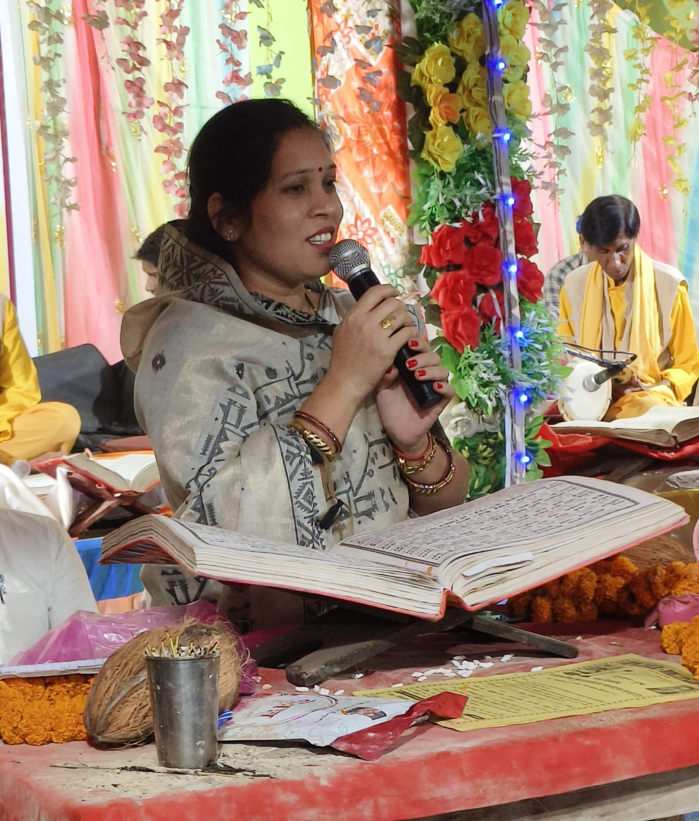 Sarangarh News : अखंड नवधा रामायण समागम में शामिल हुई विधायक उत्तरी जांगड़े