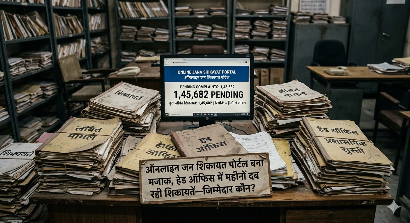 Sarangarh news : हेड ऑफिस में महीनों दब रही शिकायतें—जिम्मेदार कौन?