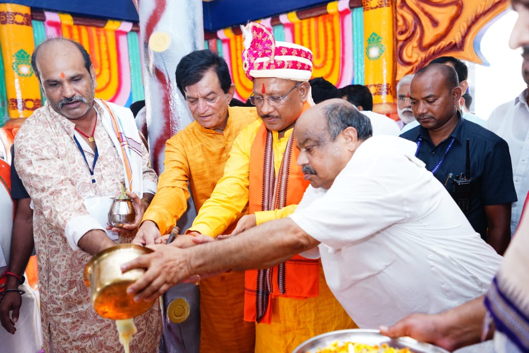 Raipur News : भगवान जगन्नाथ की रथ यात्रा में हुए शामिल मुख्यमंत्री विष्णु देव साय ,,,